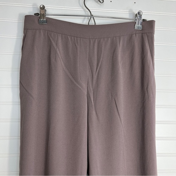 Babaton Jogger Pants Cropped Dexter Sz 12 Brown  Tapered Leg High Waisted - Picture 4 of 12